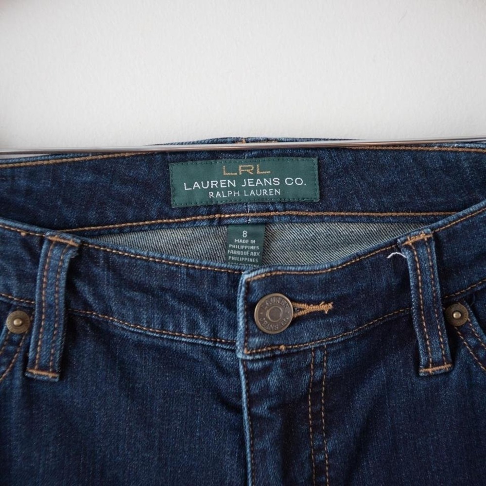 Lauren Ralph Lauren Dark Wash Skinny Jeans - Picture 3 of 6